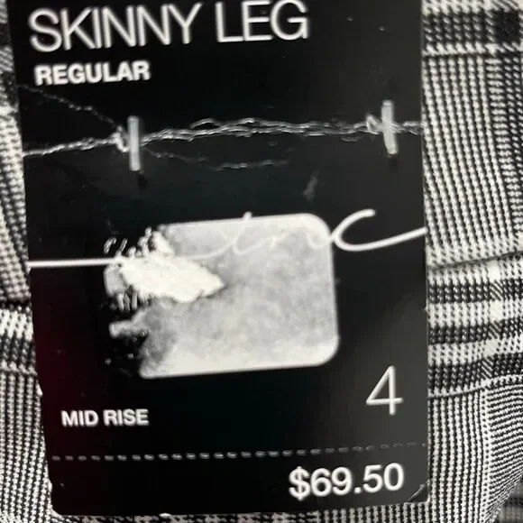 INC Women's Plaid Skinny Pants - Picture 4 of 4